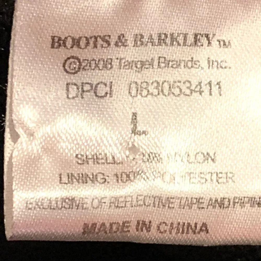 Boots & Barkley Red‎ Fleece Dog Coat L